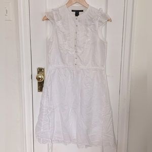 Marc Jacobs White Cotton Spring Dress